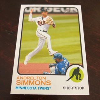 2022 Topps Heritage - [Base] #12 Andrelton Simmons