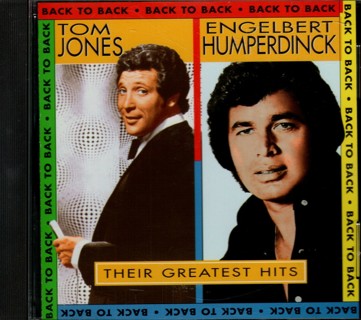 Tom Jomes / Englebert Humperdink Back-to-Back - Their Greatest Hits CD