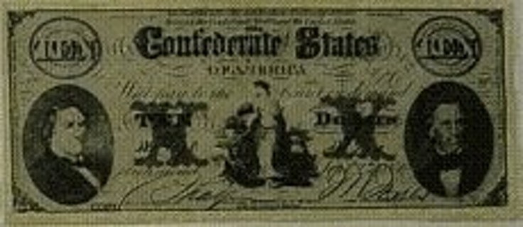 Twenty Dollar Confederate Bill
