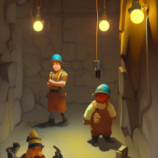 Listia Digital Collectible: Dwarfs Looking for a Vein of Gold