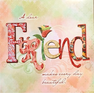 FRIEND - 4 x 4” MAGNET - GIN ONLY