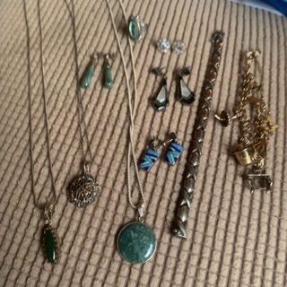 Sterling Silver and Gold filled jewelry lot. 
