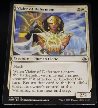 MTG ✨ Vizier of Deferment - (U) 037/269 Amonkhet (AKH) ✨ Magic the Gathering (2017)