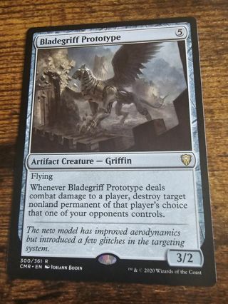 Magic the gathering mtg Bladegriff Protoype rare card Commander Legends