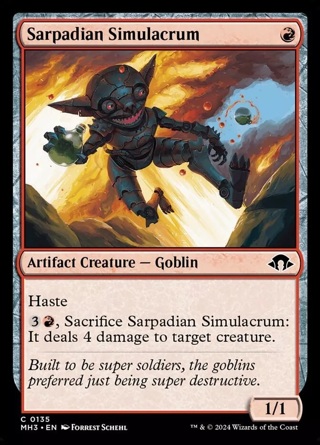 Sarpadian Simulacrum Foil (135) Modern Horizons 3 MH3 MTG Magic