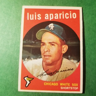 1959 - TOPPS NRMT+ BASEBALL CARD NO. 310 - LUIS APARICIO - WHITE SOX - BV= $20