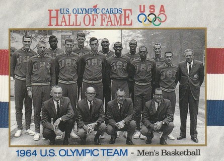 USA Men's Basketball Team 1991 Olympic Hall of Fame Impel Card #59 