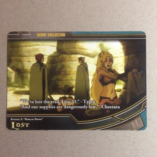 2011 Thundercats Scene Collection Trading Card | LOST | Card # 1-47