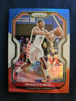 2020-21 Panini Prizm Red/White/Blue Bradley Beal