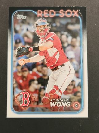 Two Boston RED Sox Wong & Yastrzemski Baseball Cards