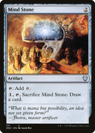 MTG Phyrexia All Will Be One U Mind Stone #137