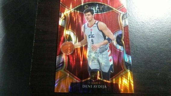 2020/2021 PANINI SELECT DISCO ROOKIE DENI AVDIJA WASHINGTON WIZARDS BASKETBALL CARD# 69