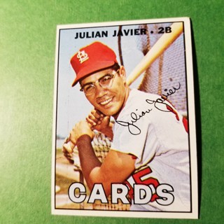 1967 - TOPPS BASEBALL CARD NO. 226 - JULIAN JAVIER - CARDINALS