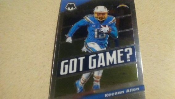 2020 PANINI MOSAIC GOT GAME? KEENAN ALLEN SAN DIEGO CHARGERS FOOTBALL CARD# GG14