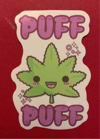 Puff Puff  Decal Sticker 