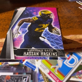 2022 sage Hassan Haskins football card 