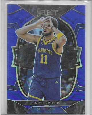 Klay Thompson 2022-23 Select Prizm Blue #19