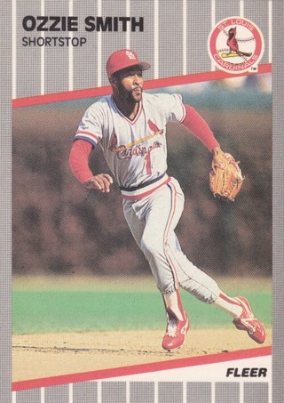 Ozzie Smith 1989 Fleer St. Louis Cardinals