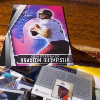 2022 sage Braxton burmeister football card 