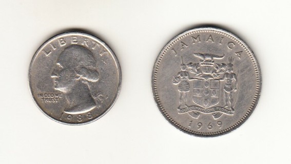 Jamaica 20 Cents 1969 Coin