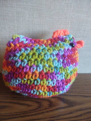 Hand Crocheted Amigurumi Chicken 