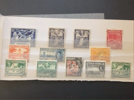 British Guiana stamp lot selection 4