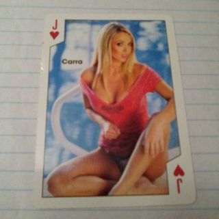 Hooters Jack of Heart Playing Card Read description before bidding