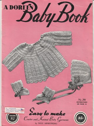 Crochet Leaflet: Baby Book To Knit or Crochet