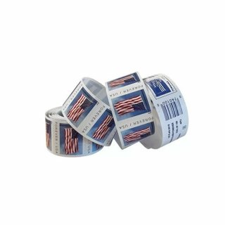 2019 Flag 2 Roll 200 USPS First Class Forever Postage . Free & Fast Shipping