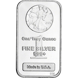 1 oz. Highland Mint Silver Bar - Walking Liberty Design .999+ Fine