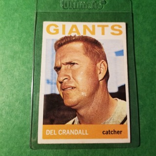 1964 - TOPPS BASEBALL CARD NO. 169 - DEL CRANDALL - GIANTS - EXMT+