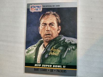 Packers Bart Starr 1990 Pro Set