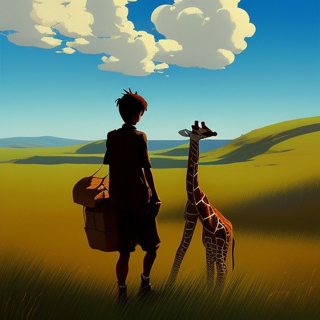 Listia Digital Collectible: Taking care of my baby Giraffe