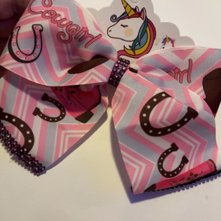 New Cheer hair bow