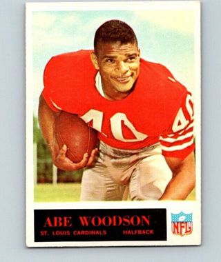 1965 Philadelphia Football Abe Woodson San Francisco 49ers NFL #167