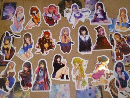 Anime 20 small cool vinyl lab top stickers no refunds regular mail high quality!