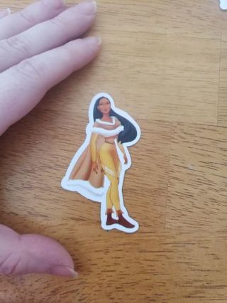 New pocahontas vinyl sticker