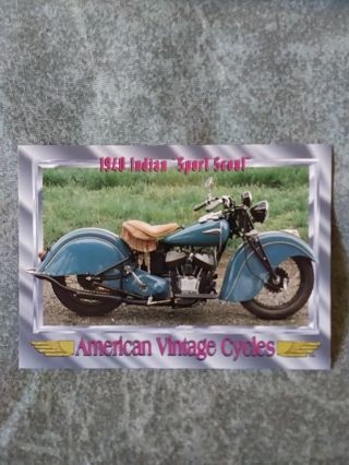 American Vintage Cycles Trading Card # 74