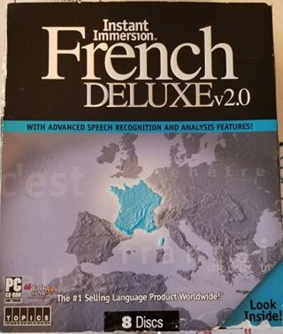 LEARN FRENCH - FRENCH DELUX - 8 AUDIO CDs - FREE SHIPPING