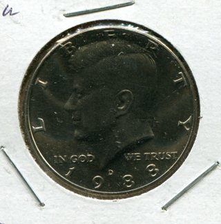 1988 D Kennedy Half Dollar-From Mint Set-B.U.