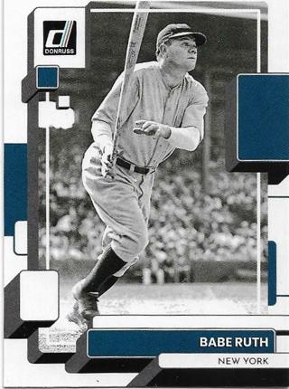 2022 DONRUSS BABE RUTH CARD