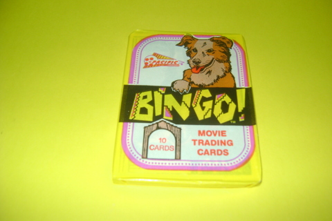 Bingo sealed trading cards