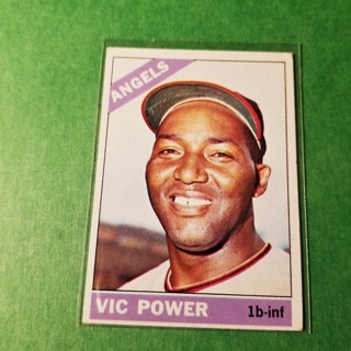  1966 - TOPPS BASEBALL CARD NO. 192 - VIC POWER - ANGELS