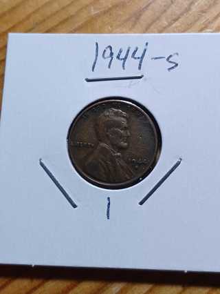 1944-S Lincoln Wheat Penny! 20.1