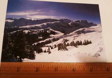 Snow on Mountains Postcard (NEW)