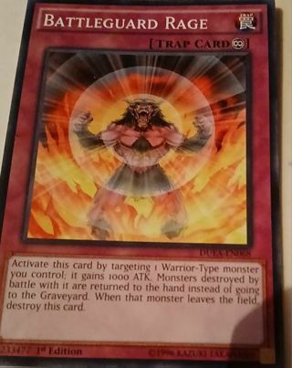 YU-GI-OH-BATTLEGUARD RAGE- 1ST EDITION TRAP