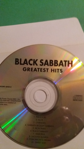 cd black sabbath greatest hits free shipping