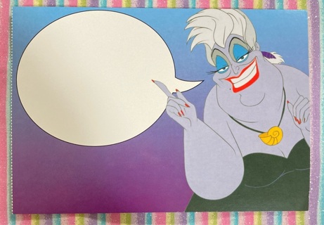 Disney Villains Ursula Postcard