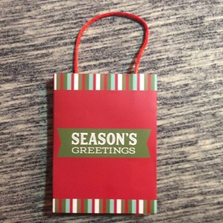 Christmas Gift Card Shopping Bag Holder | 1 ONLY 