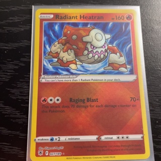 BASIO Radiant Heatran reverse holo Pokémon